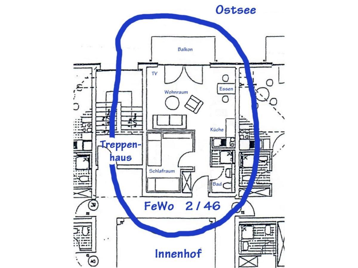 Residenz Am Strand Wohnung 2-46 Zingst Zewnętrze zdjęcie